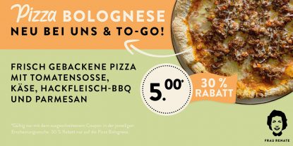 Pizza Bolognese